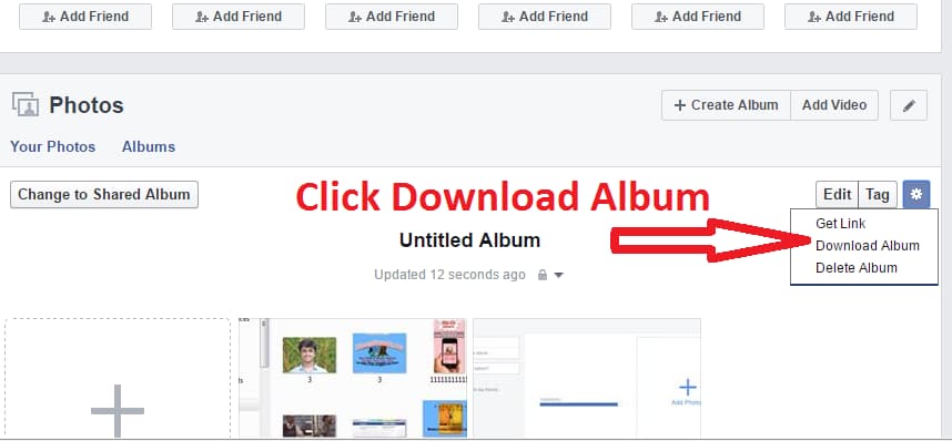 Download Album All images at once