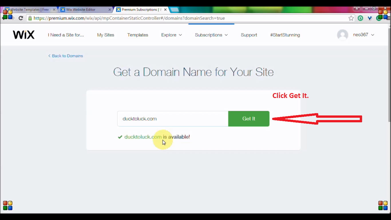 Get Your domain name