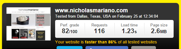 Wix Sample Website Review & Speed Test From Dallas, Texas.