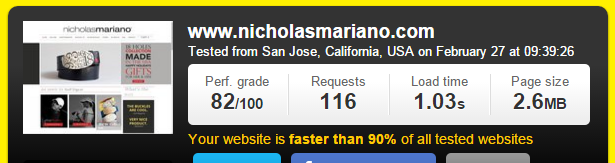 Wix Sample Website Review & Speed Test From San Jose, California