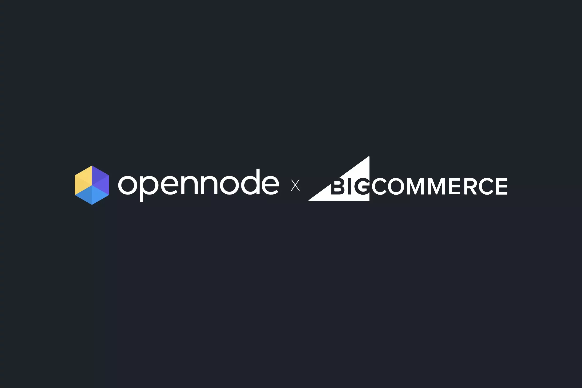 Opennode and bigCommerce