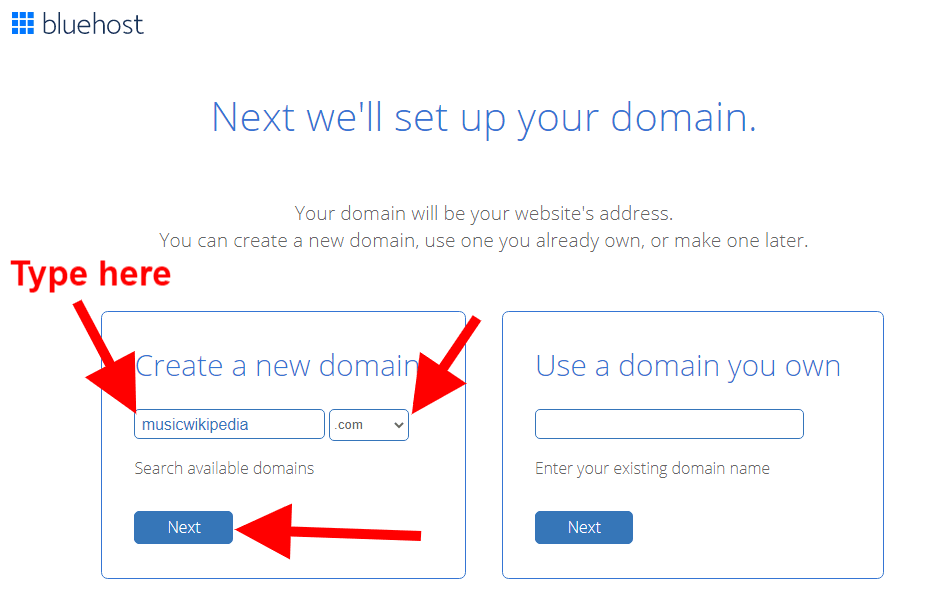  Velg domenenavnet for Wikipedia-nettstedet