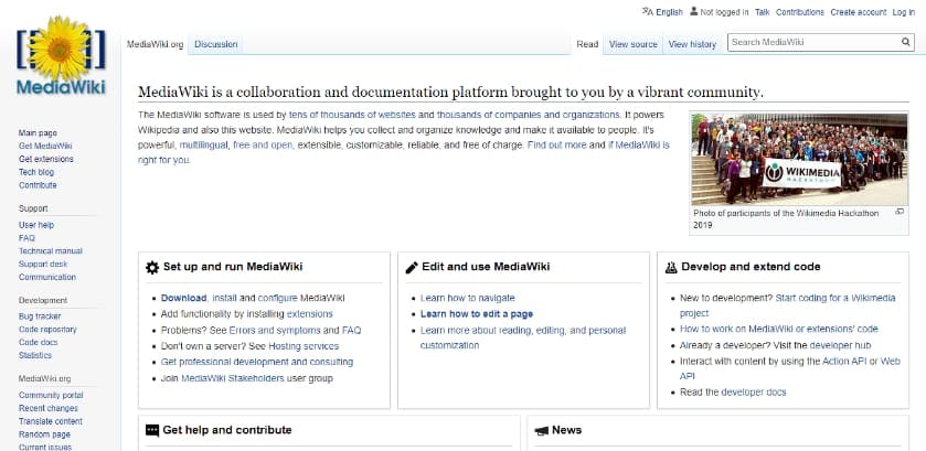 Come fare un wikipedia come sito web