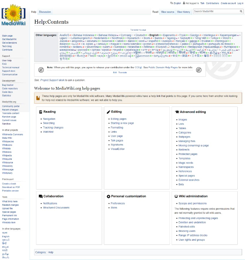 Now you created your own Wikipedia like website