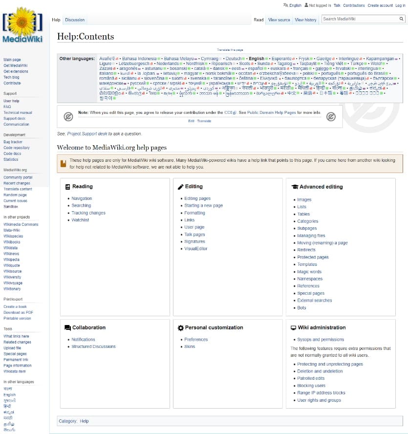  Maintenant vous avez créé votre propre site web similaire à Wikipedia 