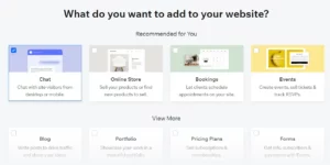 Get started to build your own website on Wix