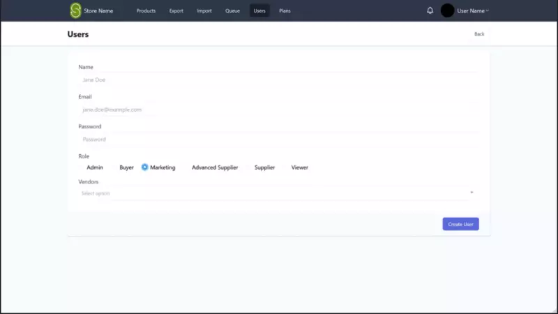 Shopify app for staff