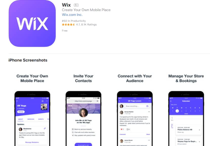 wix ios app