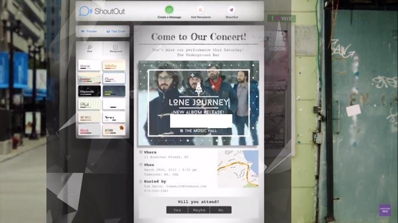 wix music promotion